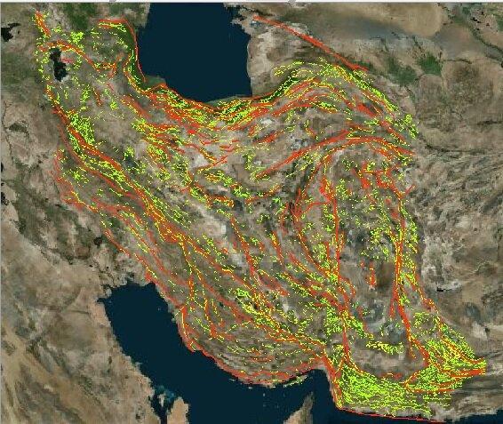 تهیه نقشه مخاطرات زلزله بلافاصله بعد از رخدادهای لرزه ای، پایش گسل ها بر مبنای ایستگاه های GPS
