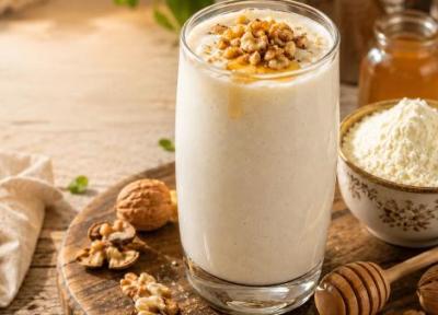 طرز تهیه معجون افزایش وزن با شیر خشک؛ بمب کالری برای چاقی